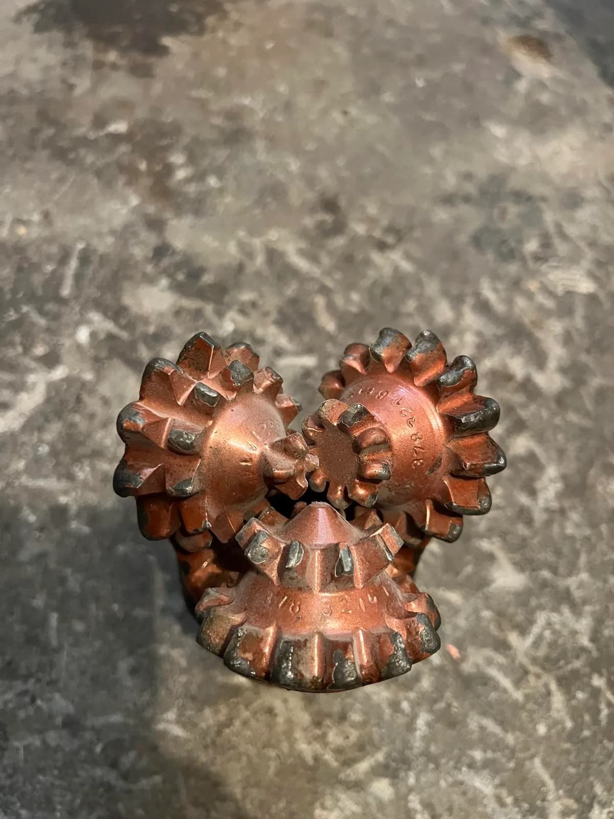 98.4 mm (3 7/8") Tricone Bit with Milled Steel Teeth, open bearing, IADC 321, 2 3/8 API Reg — DATC
